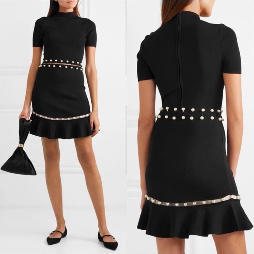 Alice + Olivia Evelyn Dress Black